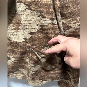 Ralph Lauren Brown and Cream Patterned Blazer